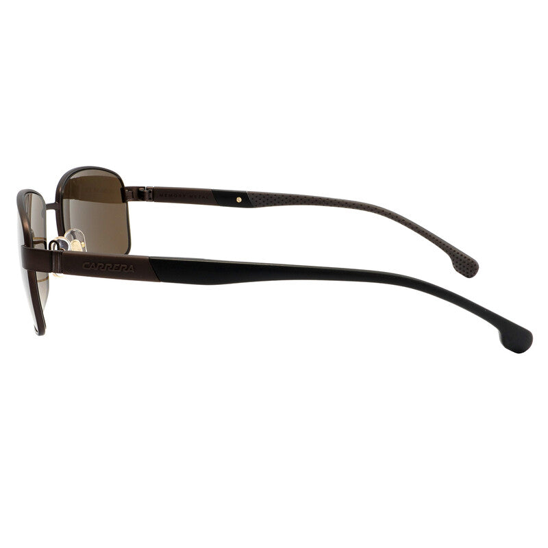 Polarized Bronze Rectangular Men's Sunglasses