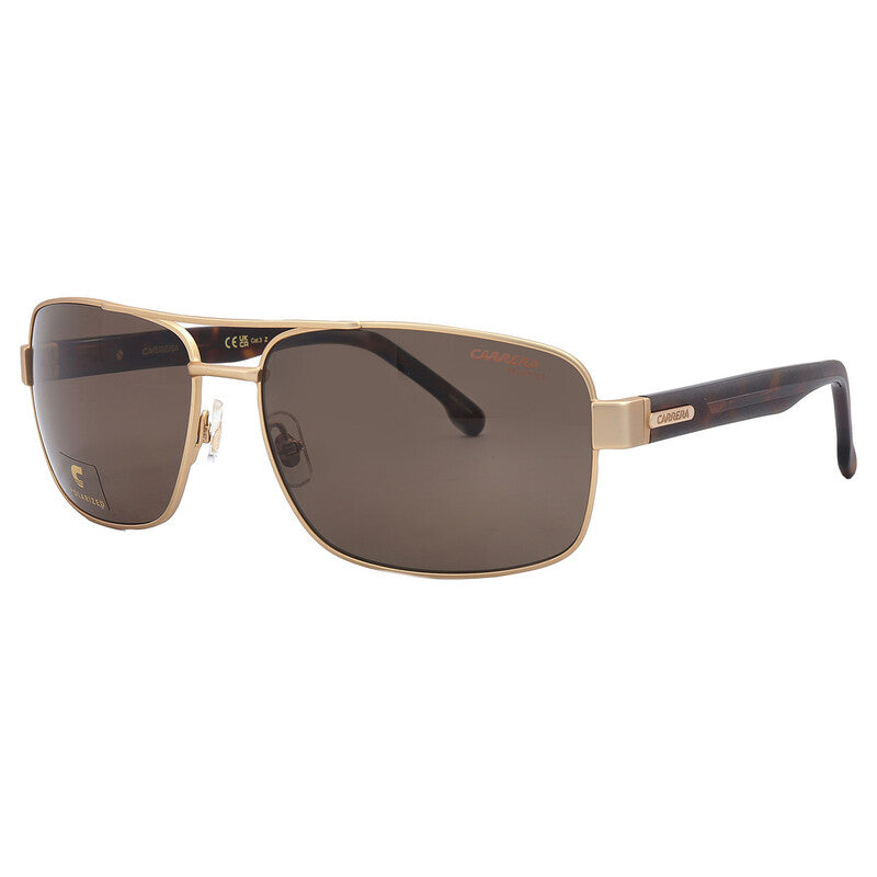 Polarized Bronze Rectangular Men's Sunglasses