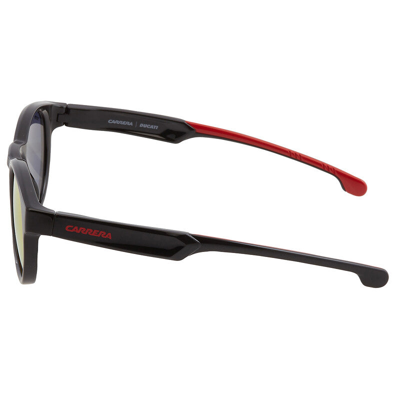 Red Mirror Oval Men's Sunglasses