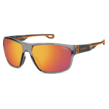 Red Mirror Wrap Men's Sunglasses