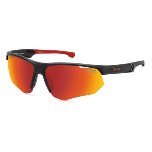 Red Rectangular Men's Sunglasses