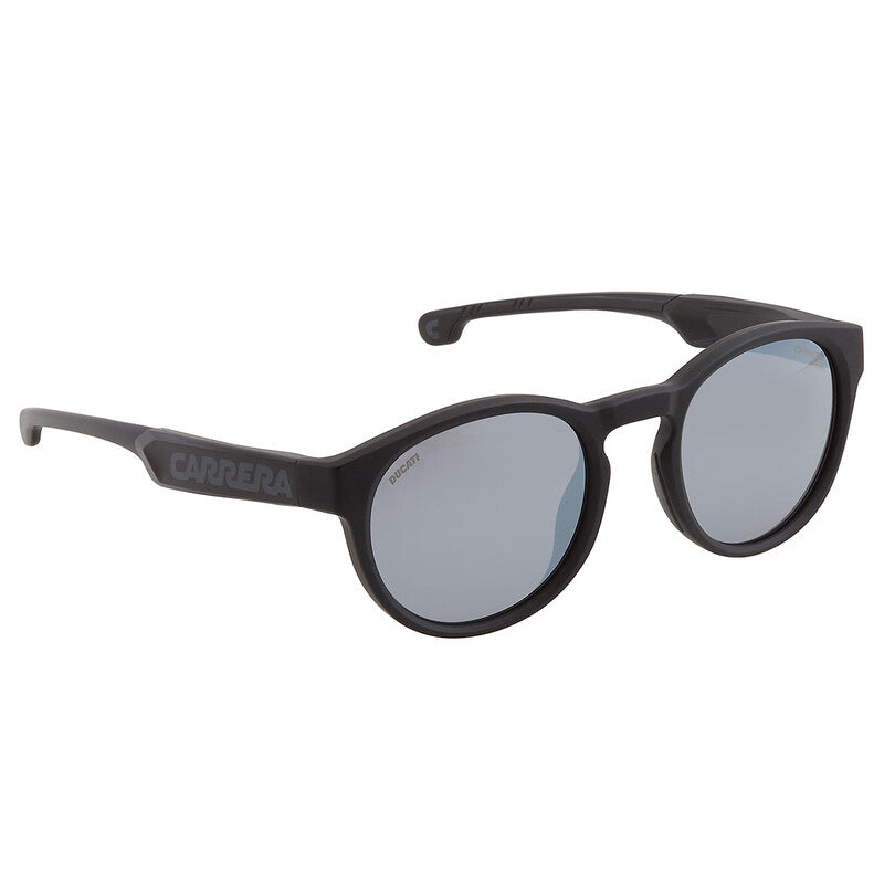 Silver Mirror Oval Men's Sunglasses