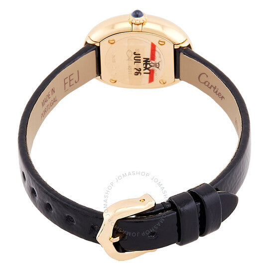 ساعة كارتييه بينوار ميني كوارتز بمينا فضية للسيدات