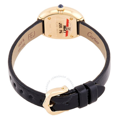 ساعة كارتييه بينوار ميني كوارتز بمينا فضية للسيدات