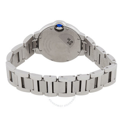 ساعة كارتييه بالون بلو أوتوماتيكية للسيدات بمينا وردي