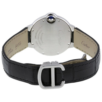 Cartier, Ballon Bleu Automatic Silver Dial Diamond Ladies Watch