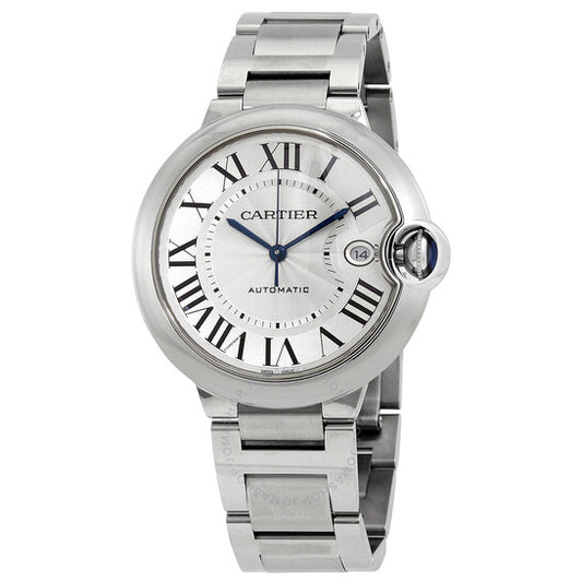 Cartier, Ballon Bleu Automatic Silver Dial Men's Watch