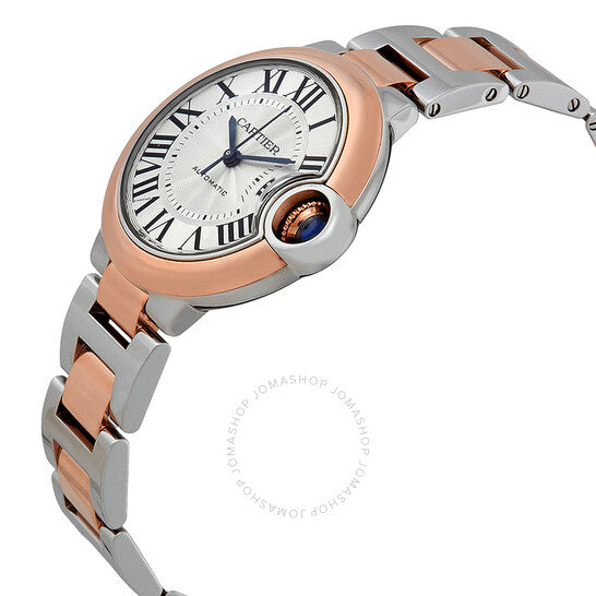 Cartier, Ballon Bleu De Automatic Silver Dial Ladies Watch