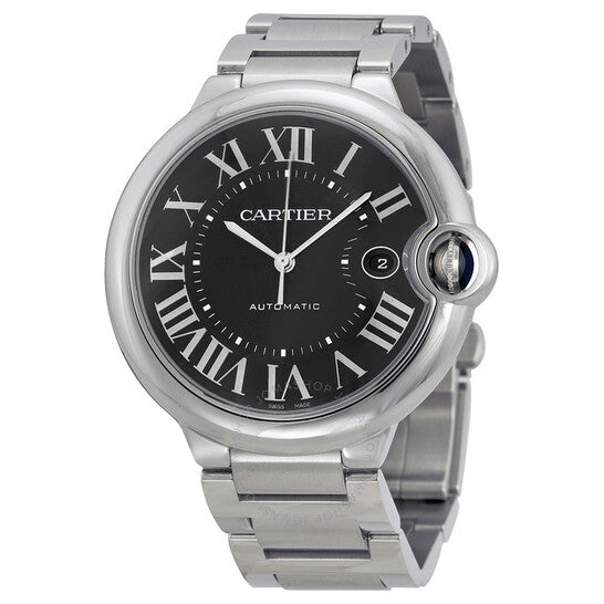 Cartier, Ballon Bleu De Black Dial Stainless Steel Watch