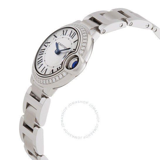 Cartier, Ballon Bleu De Quartz Diamond Ladies Watch CR