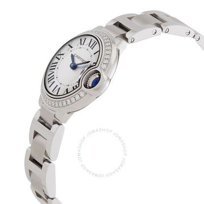 Cartier, Ballon Bleu De Quartz Diamond Ladies Watch CR