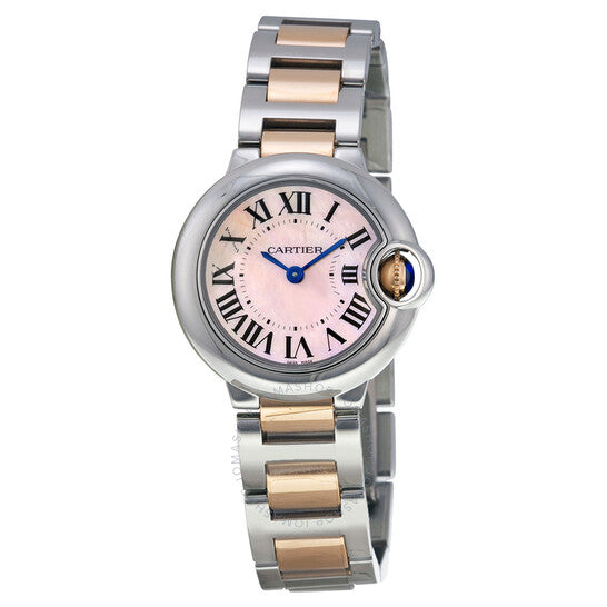 Cartier, Ballon Bleu de Small Gold and Steel Watch