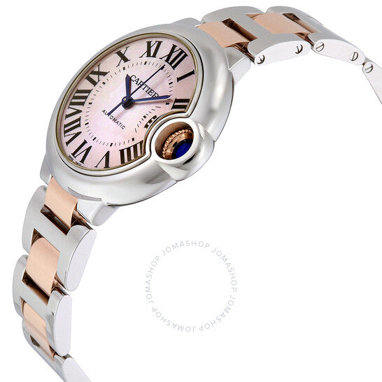 Cartier, Ballon Bleu Mother of Pearl Automatic Ladies Watch