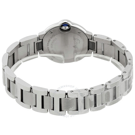 Cartier, Ballon Bleu Quartz Diamond Silver Dial Ladies Watch