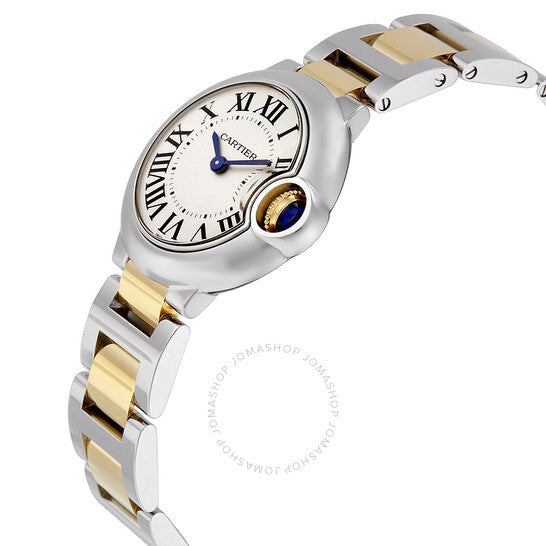 Cartier, Ballon Bleu Silver Dial Stainless Steel Ladies Watch