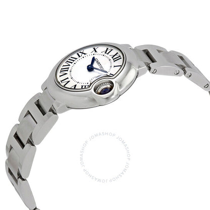 Cartier, Ballon Bleu Silver Dial Stainless Steel Ladies Watch