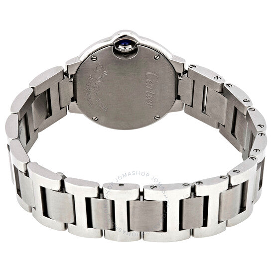 Cartier, Ballon Bleu Silver Dial Stainless Steel Ladies Watch