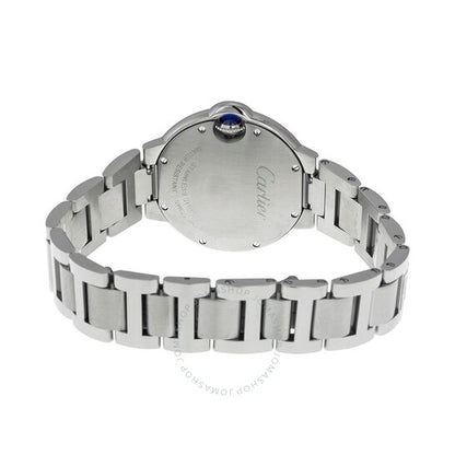 Cartier, Ballon Bleu Silver Dial Stainless Steel Ladies Watch