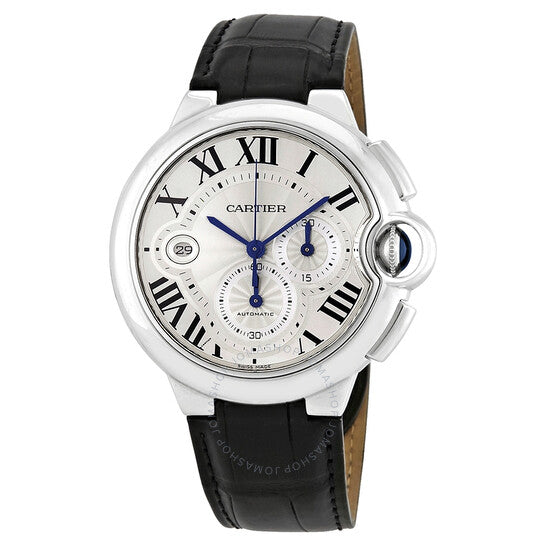 Cartier, Ballon Bleu Silver Flinque Dial Men's Watch