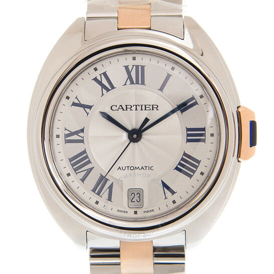 Cartier, Cle de Automatic White Dial Men's Watch