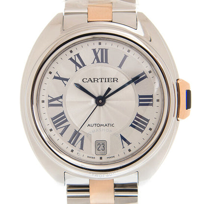 Cartier, Cle de Automatic White Dial Men's Watch