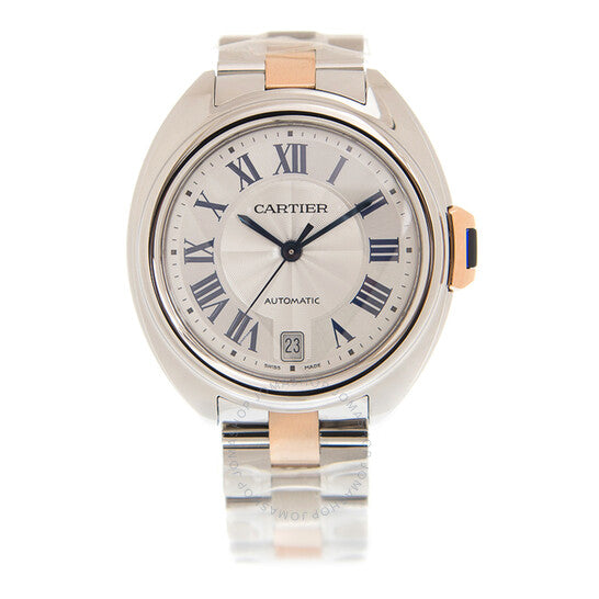 Cartier, Cle de Automatic White Dial Men's Watch