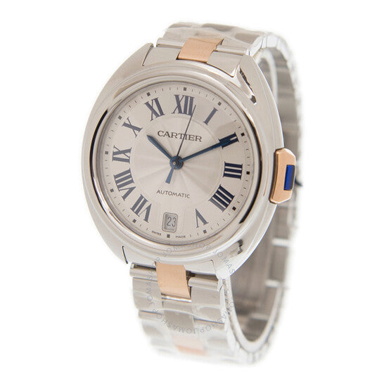Cartier, Cle de Automatic White Dial Men's Watch