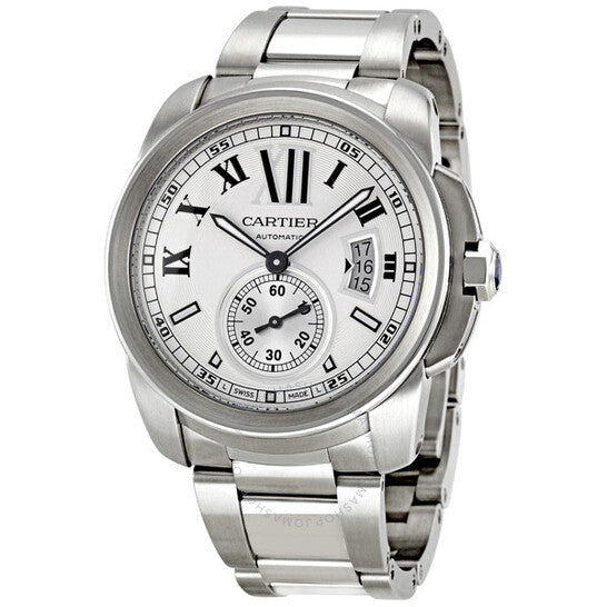 Cartier, Calibre de Automatic Silver Dial Men's Watch