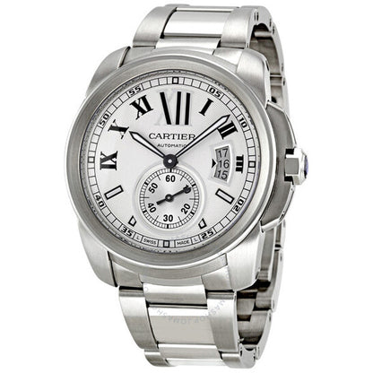 Cartier, Calibre de Automatic Silver Dial Men's Watch
