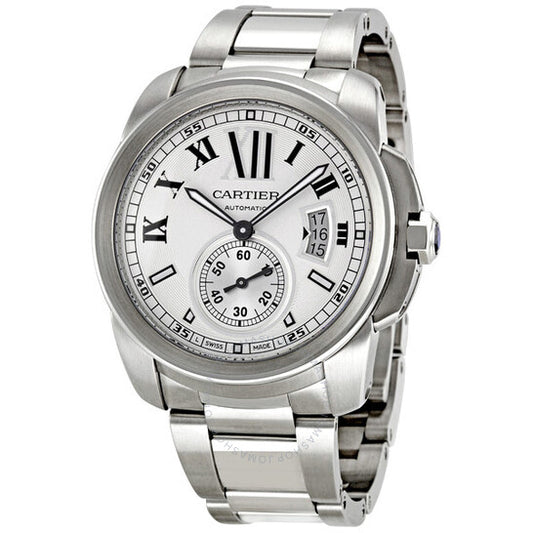 Cartier, Calibre de Automatic Silver Dial Men's Watch