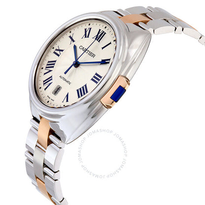Cartier, Cle Automatic Silver Dial Men's Watch