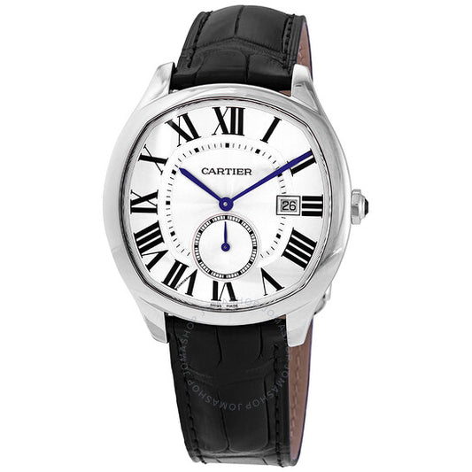 Cartier, Drive Automatic Silvered Flinique Dial Men's Watch