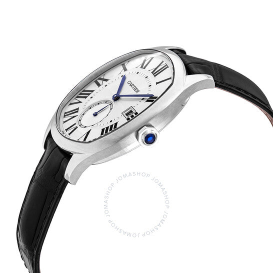 Cartier, Drive Automatic Silvered Flinique Dial Men's Watch