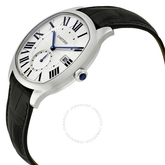 Cartier, Drive Automatic Silvered Flinque Dial Men's Watch