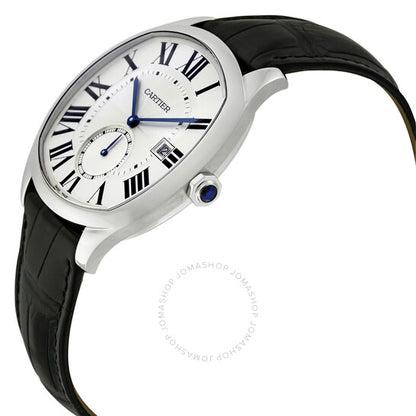 Cartier, Drive Automatic Silvered Flinque Dial Men's Watch