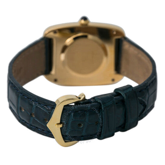 Cartier, Faberge Tonneau Hand Wind White Dial Men's Watch