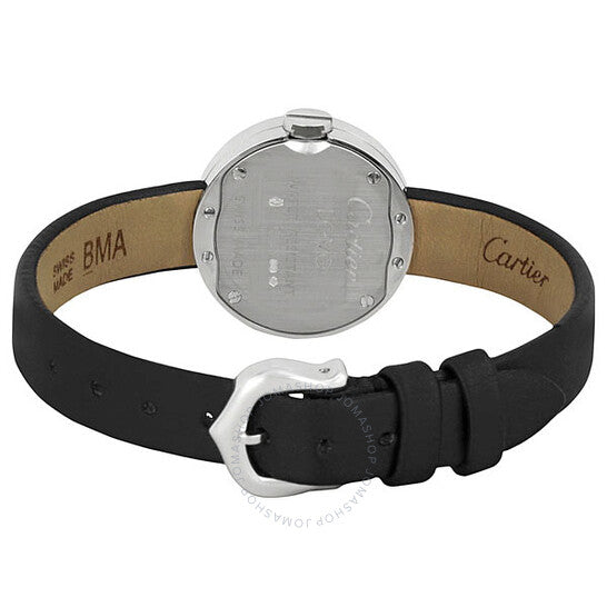 ساعة كارتييه لوف للسيدات من الذهب الأبيض عيار 18 قيراطًا ومرصعة بالألماس