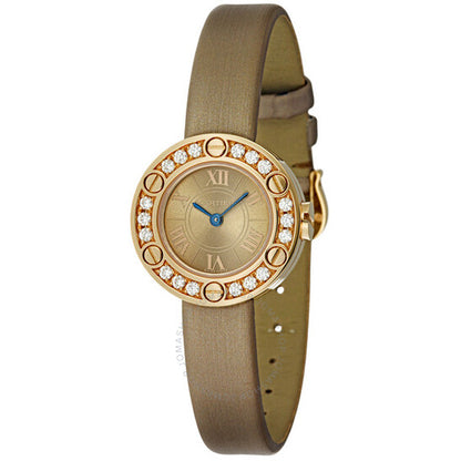 ساعة كارتييه لوف للسيدات من الذهب الوردي عيار 18 قيراطًا