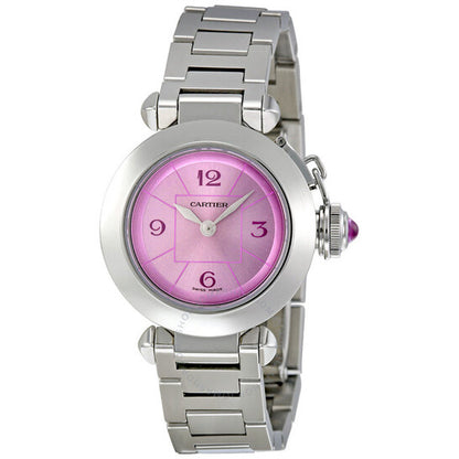 ساعة كارتييه ميس باشا من الفولاذ المقاوم للصدأ