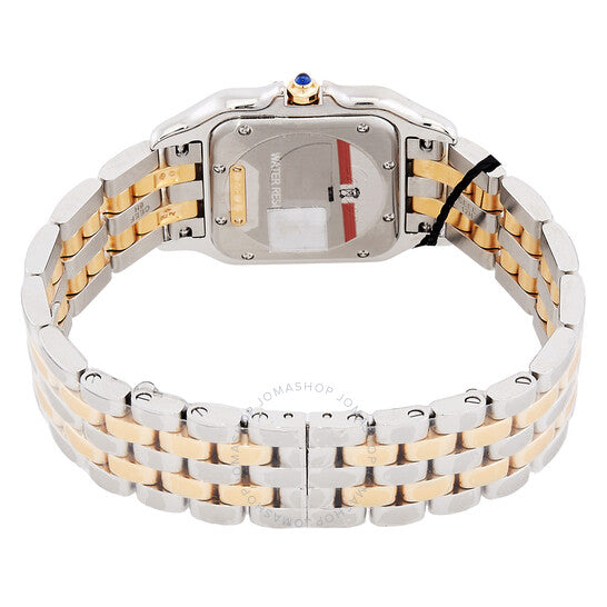 ساعة كارتييه بانتير دو كوارتز للنساء بمينا فضي