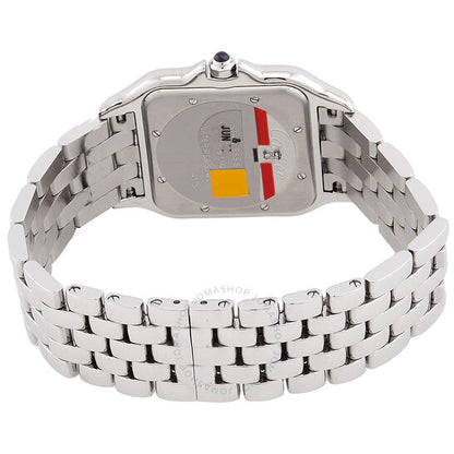 ساعة كارتييه بانتير دو كوارتز للنساء بمينا فضي