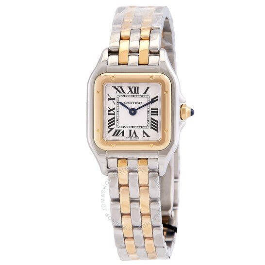 Cartier, Panthere De Small Quartz Silver Dial Ladies Watch