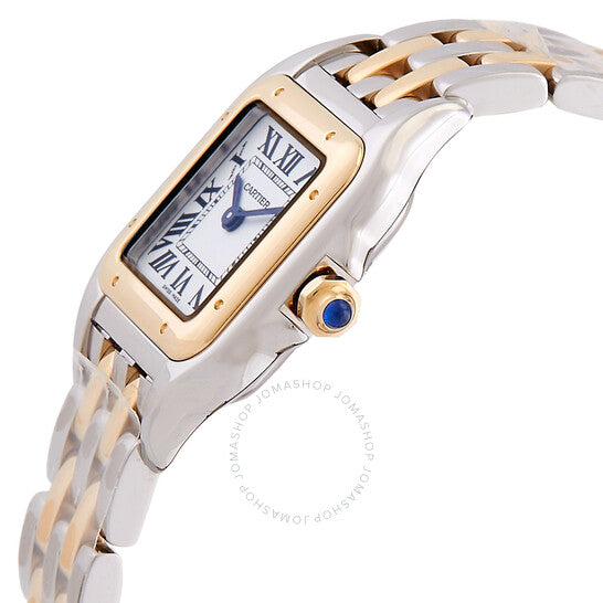 Cartier, Panthere De Small Quartz Silver Dial Ladies Watch