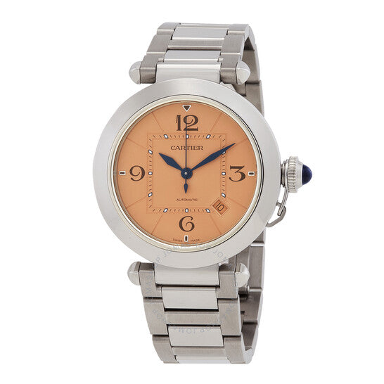 Cartier, Pasha 41mm Salmon Dial Automatic Men's Watch