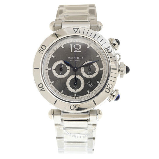 Cartier, Pasha De Chronograph Automatic Grey Dial Men's Watch