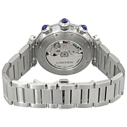 Cartier, Pasha De Chronograph Automatic Silver Dial Men's Watch