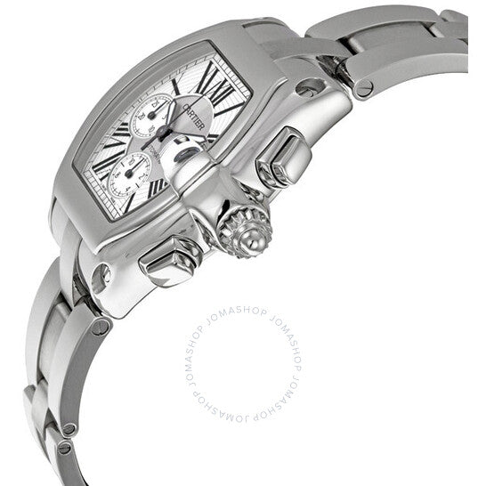 Cartier, Roadster Chronograph Silver Dial Men's Watch