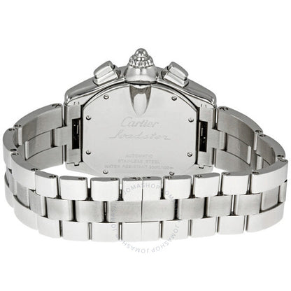 Cartier, Roadster Chronograph Silver Dial Men's Watch