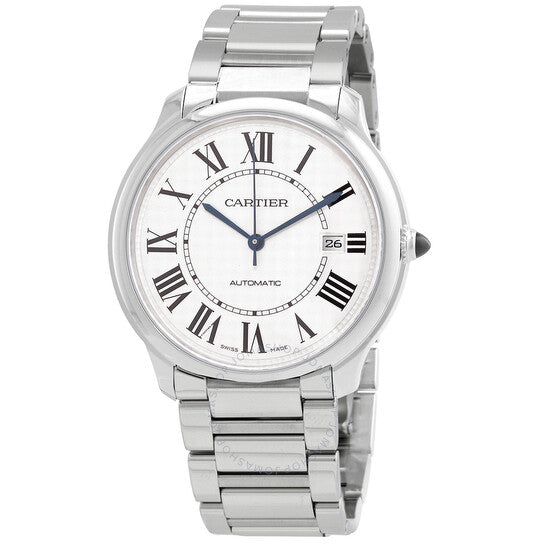 Cartier, Ronde Must De Automatic Silver Dial Men's Watch