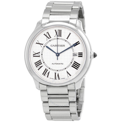Cartier, Ronde Must De Automatic Silver Dial Men's Watch
